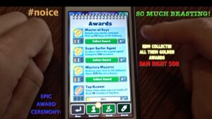 Collecting Awards on Subway Surfers!