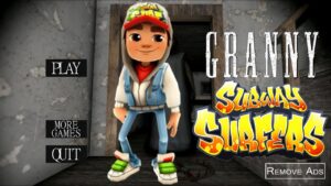 Granny is Jake from Subway Surfers