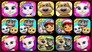 My Talking Angela,My Angela 2,Talking Ben,Tom Friends,Subway Surfers,Talking Angela,Talking News