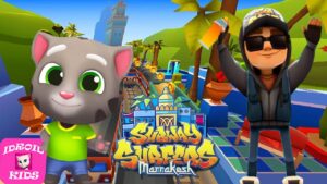 RUN! RUN! RUN! DARK JAKE GOLD RUN - SUBWAY SURFERS MARRAKESH 2021 VS TALKING TOM GOLD RUN