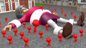 Scary Teacher 3d vs subway surfers funny animation part 2 : Ice Scream, Neighbor, Crowd City