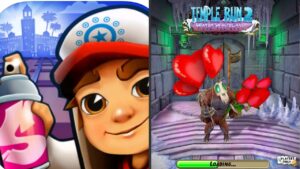 Subway Surfers 🏄‍♀️ MARRAKESH Vs Temple Run 2 🏃‍♀️ WINTER WASTELAND Map!