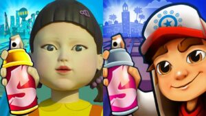 Subway Surfers Marrakesh 2021 Dino vs Squid Game Subway Jungle Run Gameplay HD