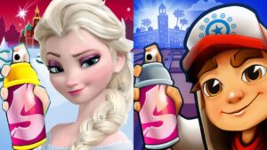 Subway Surfers Marrakesh 2021 Jake vs Elsa Subway Ice Queen Runner Gameplay HD