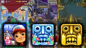 Subway Surfers Marrakesh Vs Temple Run 2 Frozen Festival Vs Temple Run - Endless Run Game Play