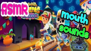 ASMR Gaming 🍀 Subway Surfers Mexico 2021 Halloween Relaxing Mouth Sounds 💤
