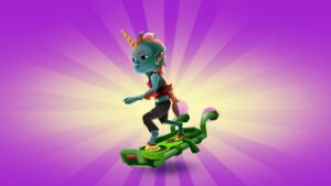 Callum Changeling Outfit Và Ván Trượt Monster Super Speed - Subway Surfers Mexico Update