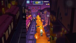 Collected letter I | Subway surfers game playing in iPhone