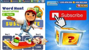 Completando las letras en Subway Surfers suscríbete... 💢WORD HUNTS💢
