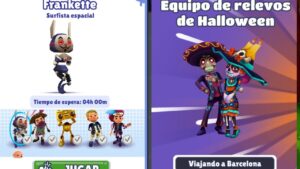 Equipo de relevos en Subway Surfers..  Nuevo equipo