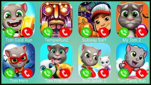 FAKE CALL Tom Gold Run,Temple Run 2,Subway Surfers,My Tom 2,Tom Hero,Tom Friends,Tom Jetski 2....