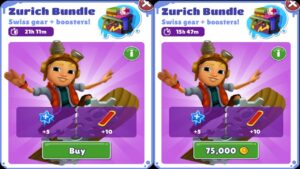 HOW TO BUY ZURICH BUNDLE FOR COINS IN SUBWAY SURFERS WORLD TOUR MEXICO 2021 @AM SURFER