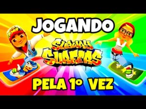 JOGANDO SUBWAY SURFERS PELA PRIMEIRA VEZ!