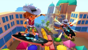 Kim Coast Outfit Và Ván Trượt Buddy Bear Berlin Board - Subway Surfers Marathon Berlin