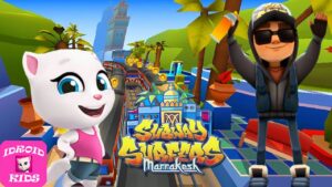 RUN! RUN! RUN! DARK JAKE GOLD RUN - SUBWAY SURFERS MARRAKESH 2021 VS TALKING TOM GOLD RUN ANGELA