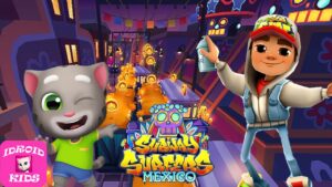 RUN! RUN! RUN! JAKE GOLD RUN - SUBWAY SURFERS MEXICO 2021 VS TALKING TOM GOLD RUN