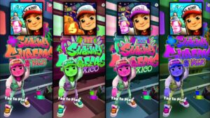 SUBWAY SURFERS 2021 Colours Reaction Mexico vs Las Vegas Gameplay | Subway Surfers World Tour