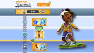 SUBWAY SURFERS MARRAKESH SEASON HUNT REWARD AINA