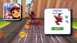 SUBWAY SURFERS NINA TRAVELING TO BERLIN WITH WAYFARER BOARD
