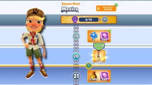 SUBWAY SURFERS SEASON HUNT REWARD OLIVIA MEXICO 2021