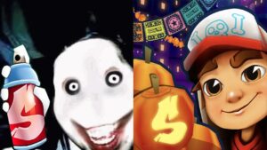 Subway Surfers Halloween 2021 Mexico Bob The Blob vs Jeff The Killer Escape Gameplay HD