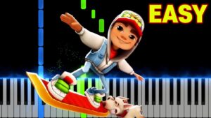 Subway Surfers - Main Theme | EASY Piano Tutorial