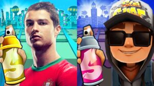 Subway Surfers Marrakesh 2021 Jake Dark Outfit vs Cristiano Ronaldo Run Gameplay HD