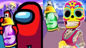Subway Surfers Marrakesh 2021 Manny Luchador Outfit vs Among Us Miraculous Imposter Adventure Runner