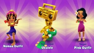 Subway Surfers Marrakesh & Berlin: Unloking Ukulele, Salma Nomad Outfit & Noon Pink Outfit