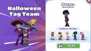 Subway Surfers: Mexico - Halloween Tag Team - Gameplay