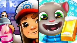 Subway Surfers 🏄‍♀️NEW UPDATE: MARRAKESH 2021 Vs  Talking Tom Gold Run 🎄