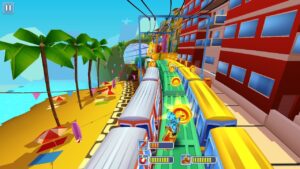 Subway Surfers Río Modo horizontal se ve increíble.   hermoso Paisaje