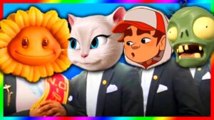 Talking Angela & Plants vs. Zombies & Subway Surfers - Coffin Dance Song (COVER)