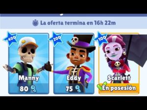 Un Multiplicador alto para los personajes de Subway Surfers México 2021