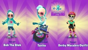 Unlocking Bob The Blob, Torito & Derby Macabre Outfit Subway Surfers Mexico