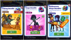 Unlocking Viking, Saga and Halloween Mega Bundle in Subway Surfers Mexico 2021