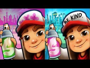 iGameMix🏛SUBWAY SURFERS HD FULLSCREEN MUMBI Vs.TOKYO BUNNIE RUN👏Kid Gameplay #111