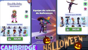 CAMBRIDGE HALLOWEEN 10 PERSONAJES EN RELEVOS SUBWAY SURFERS 2021