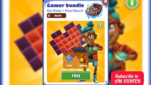 GAMER BUNDLE FOR FREE IN SUBWAY SURFERS WORLD TOUR VENICE BEACH 2021 BY TIME TRAVEL @AMSURFER