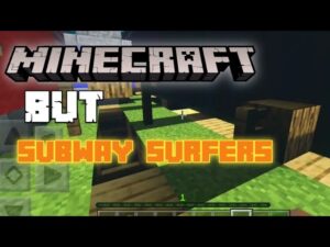 Minecraft but it's Subway Surfers | RishekGamer