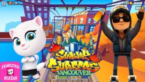 RUN! RUN! RUN! DARK JAKE GOLD RUN - SUBWAY SURFERS VANCOUVER 2021 VS TALKING TOM GOLD RUN ANGELA