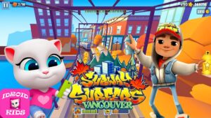 RUN! RUN! RUN! JAKE GOLD RUN - SUBWAY SURFERS VANCOUVER 2021 VS TALKING TOM GOLD RUN ANGELA