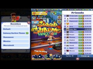 SUBWAY SURFERS Collect Coins From Friends vs Boombox vs Play 2 Plant