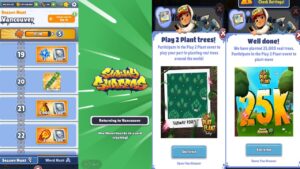 SUBWAY SURFERS WORLD TOUR VANCOUVER 2021 SEASON HUNT REWARD BY TIME TRAVEL, PLAY 2 PLANT @AM SURFER