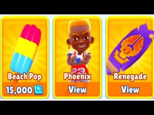 SUBWAY SURFERS WORLD TOUR VENICE BEACH 2021 : PHOENIX, BEACH POP & RENEGADE HOVERBOARD @AM SURFER