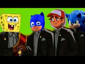 Sonic & PJ MASKS & Subway Surfers &  SpongeBob - Coffin Dance Cover Meme