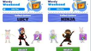 Subway Surfers: Mexico! LUCY VS NINJA Wordy Weekend Gameplay