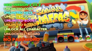 Subway Surfers Mod Apk v2.25.2 Latest Version No Password
