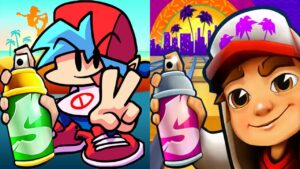 Subway Surfers Venice Beach 2021 JAKE vs Subway Friday Night Funkin Gameplay HD