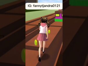 Subway Surfers Versi Sakura School! [Sakura School Simulator Indonesia] #shorts